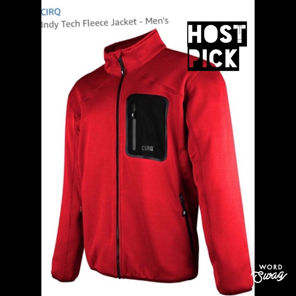 ❤️Host Pick!❤️ CIRQ Mens Indy Tech Fleece Jacket